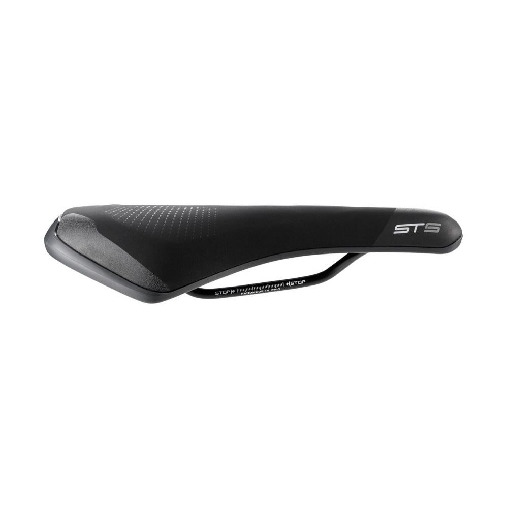 Selle Italia ST 5 Flow S2 City-/Touring-Sattel 155 × 276 mm - Flow-Aussparung, Gel-Komfort, FeC-Alloy Schienen
