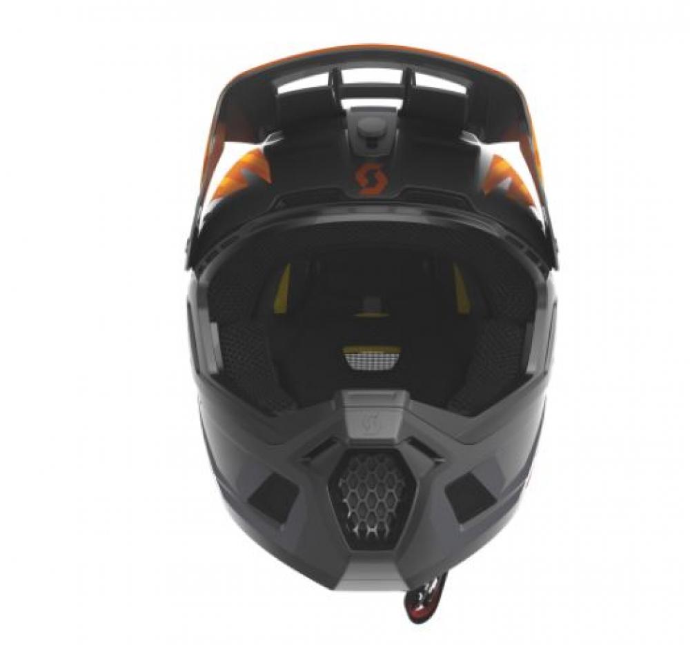 Scott Nero Plus Helm CE und CPSC black orange M