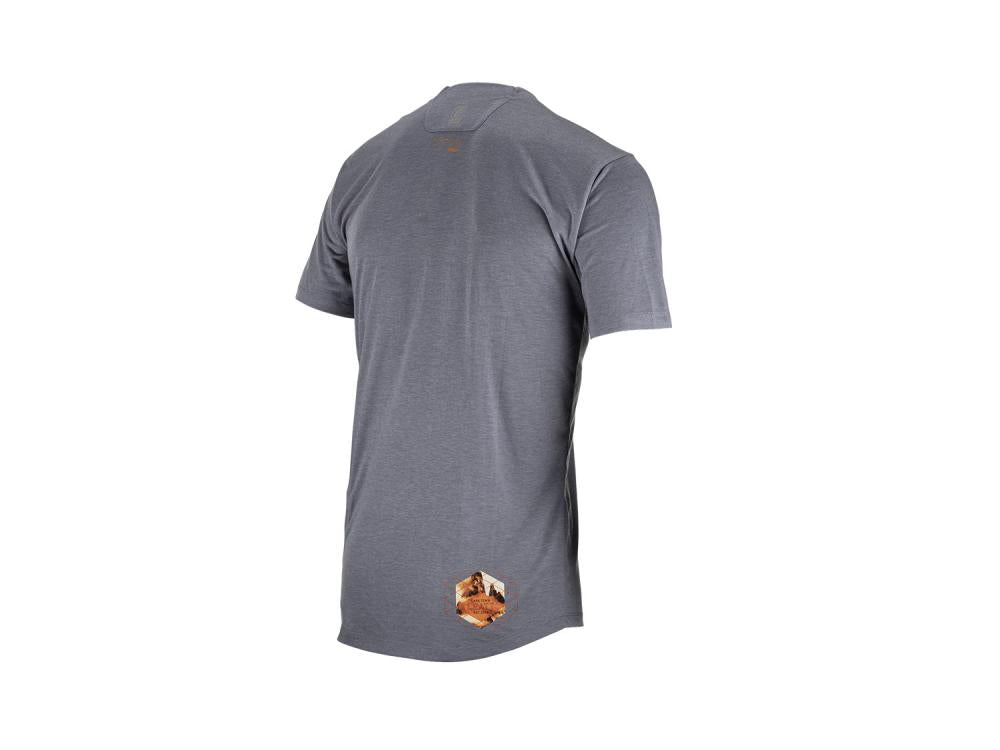 Leatt MTB All Mountain 2.0 Kurzarmtrikot M Titanium - Atmungsaktives MTB-Shirt
