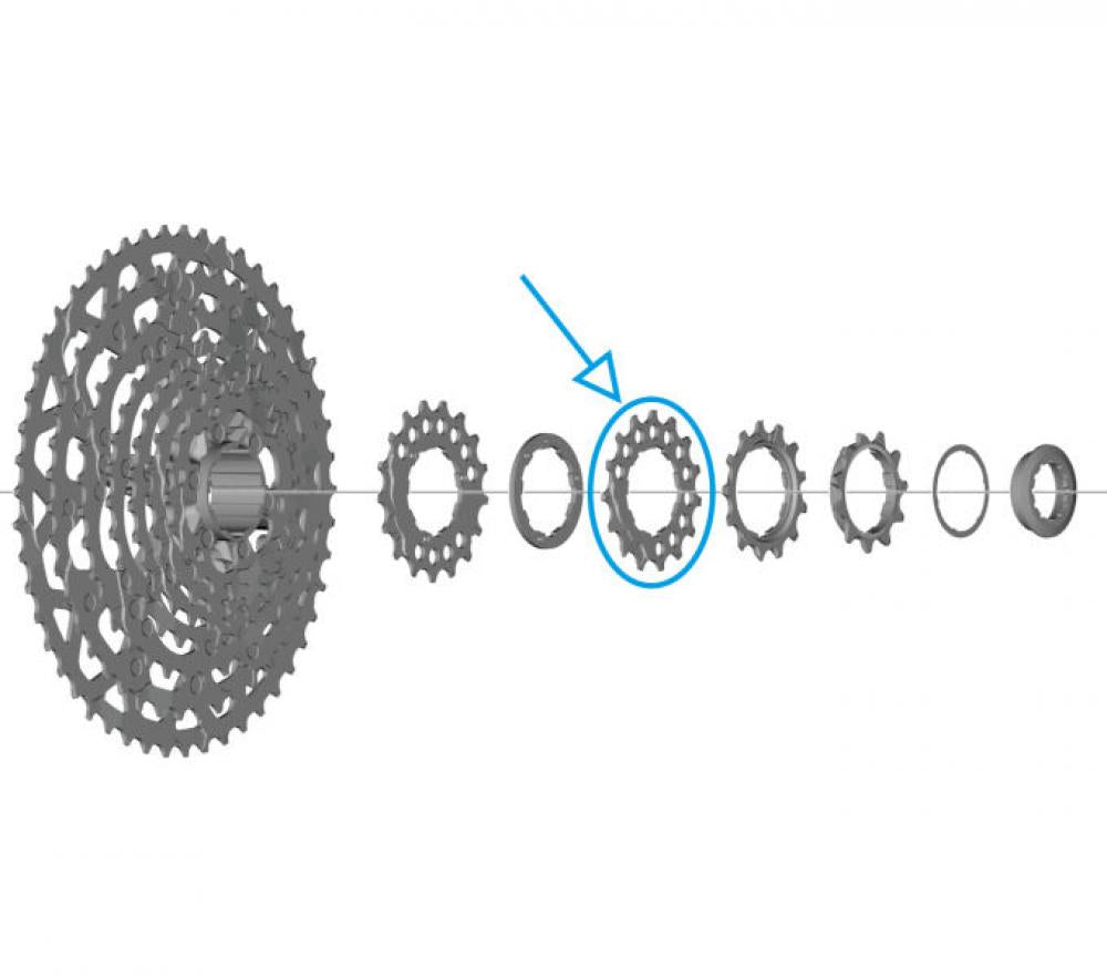 SHIMANO Ritzel für CS-LG700 - 15 Zähne