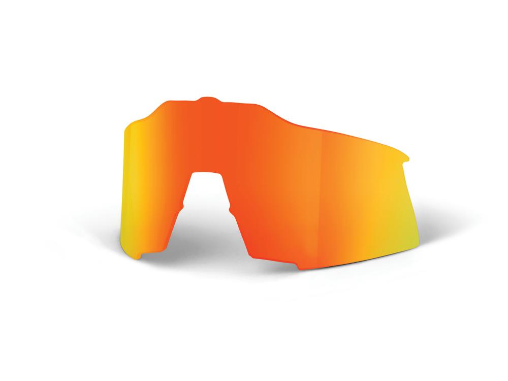 100% Speedcraft - HiPER Mirror Replacement Lens unis red - kontraststarkes Ersatzglas