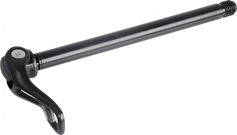 Schwarze SHIMANO 12x142mm MTB Hinterrad Steckachse I-Typ mit Schnellspannhebel
