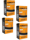 Continental 4er Set Conti Tube MTB 27.5" Fahrradschläuche, Sclaverandventil 42mm, für 27.5x1.75-2.40 Reifen.