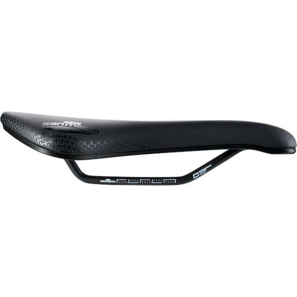 Selle San Marco Sattel Aspide Short Supercomfort Racing 140 x 250 mm Schwarz - maximaler Komfort