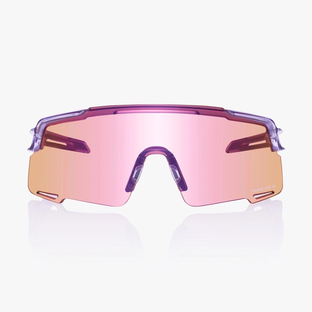 SHIMANO BRILLE EQUINOX RIDESCAPE TRAIL TRANSPARENT Einheitsgröße LILA - leichte Performance-Sportbrille