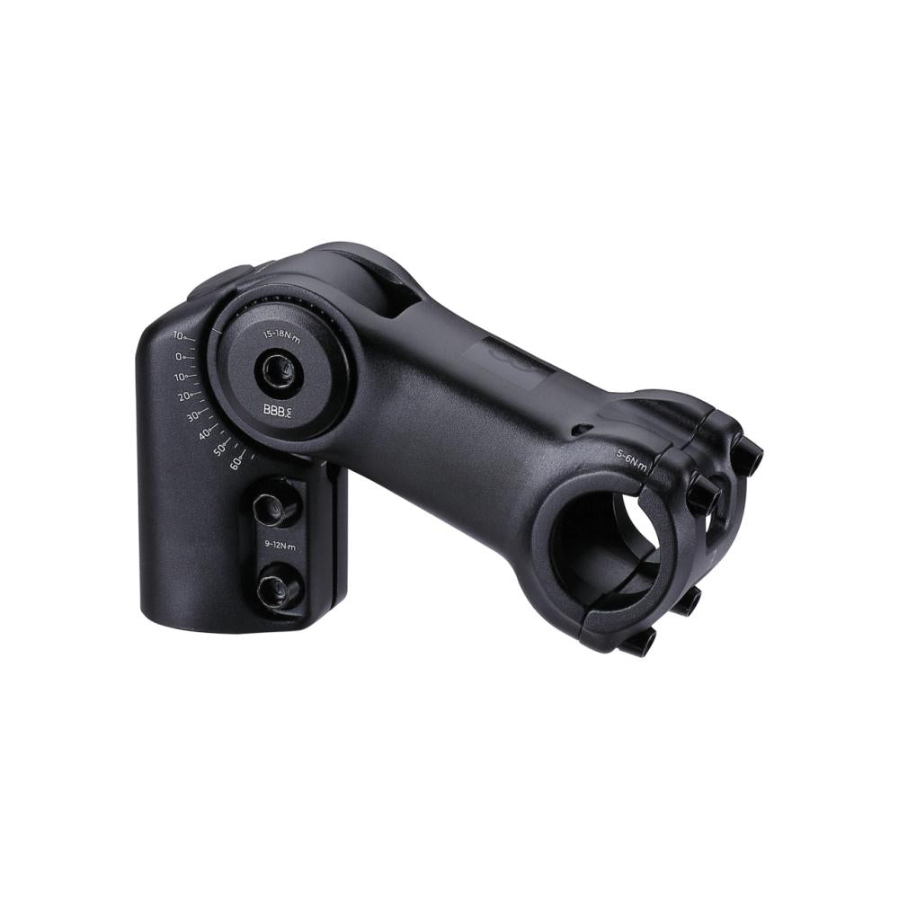 BBB Cycling BBB Vorbau einstellbar HighFix 25.4 25 schwarz - flexibel und komfortabel