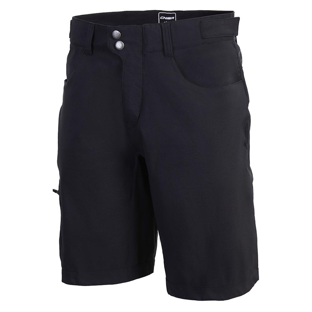 CHIBA Baggy Pants mit Innenhose Men - Radhose XXL schwarz mit Sitzpolster