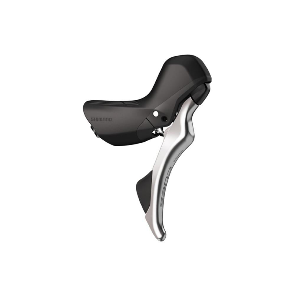 SHIMANO Schalt-/Bremshebel CUES U6030 "silver polished" Right silver - präzise Schalt- und Bremskontrolle