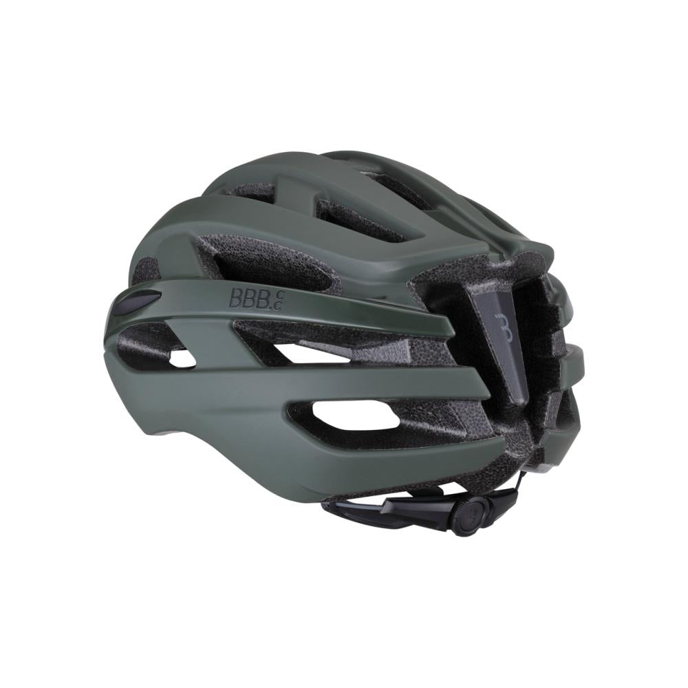 BBB Cycling BBB Helme Hawk M (54-58cm) M matt olivgrün - leichter Allround-Rennradhelm mit Top-Belüftung