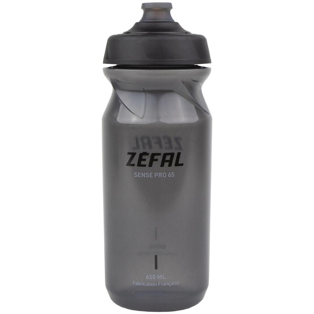 Zéfal Trinkflasche Sense Pro 650 ml Schwarz - auslaufsichere Sport-Trinkflasche
