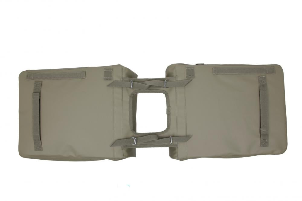 New Looxs Doppelpacktasche Leeds Double Taupe 2x 19,5 l - stilvolle, wetterfeste Gepäckträgertasche