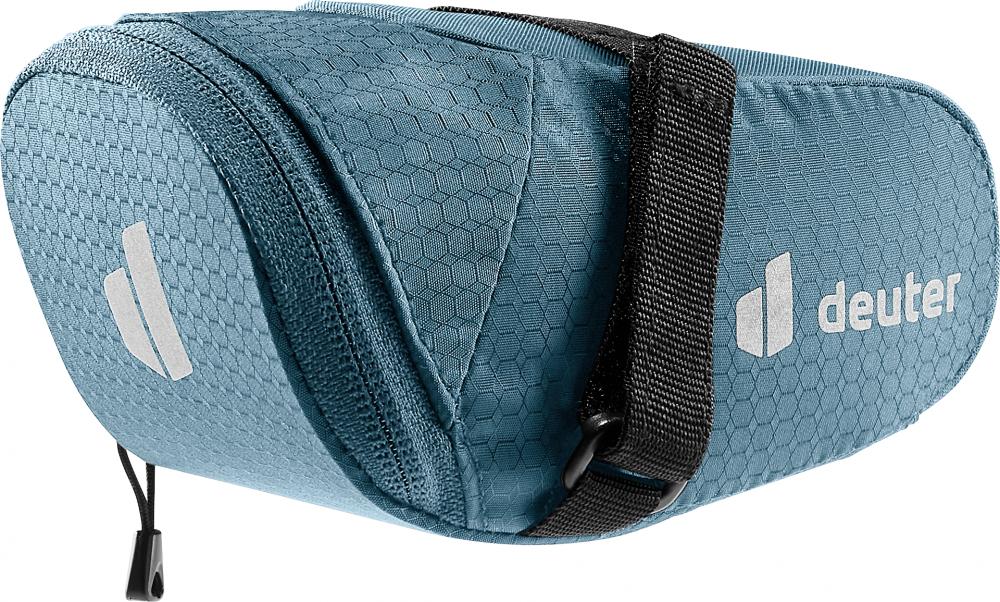 Deuter Bike Bag 0.5 Satteltasche - Ultraleichte Fahrrad-Satteltasche mit Klettverschluss Weiß