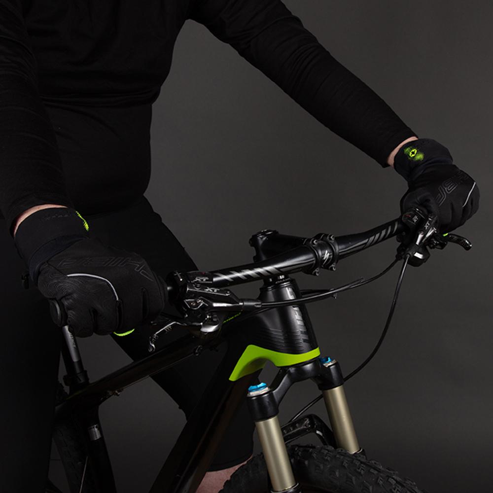 CHIBA Express+ - Radhandschuhe XS schwarz, wind- & wasserdicht mit Gelpolsterung