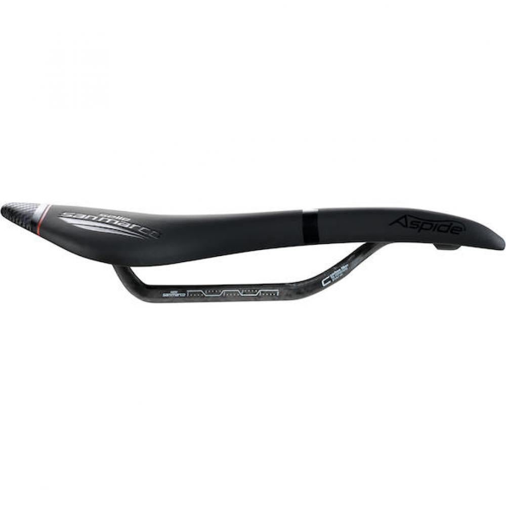 Selle San Marco Sattel Aspide Carbon FX 142 x 277 mm Schwarz - ultraleichter Rennradsattel