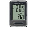 Schwarzer Cat Eye Tacho Velo 9 CC-VL820 Fahrradcomputer mit Anzeige 20.4 km/h und 263.