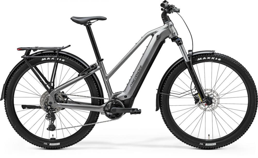 MERIDA eFLOAT CC L 400 EQ E-SUV Bike - Größe M - 600 Wattstunden - Bosch Performance Line CX - Tiefeinsteiger - gunmetal grey black