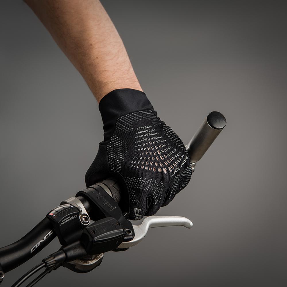 CHIBA Superlight - Radhandschuhe schwarz/schwarz, XL, superleicht & atmungsaktiv