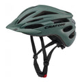 Cratoni Fahrradhelm Pacer sage matt S/M 54-58cm, grüner Helm mit Visier.