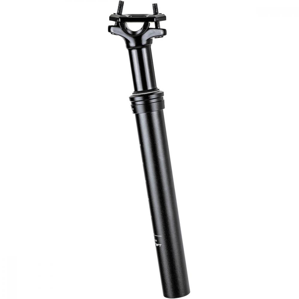 Procraft Suspension Pro II Sattelstütze 30,9 x 400 mm Schwarz - Gefederte Komfort-Sattelstütze für E-Bikes