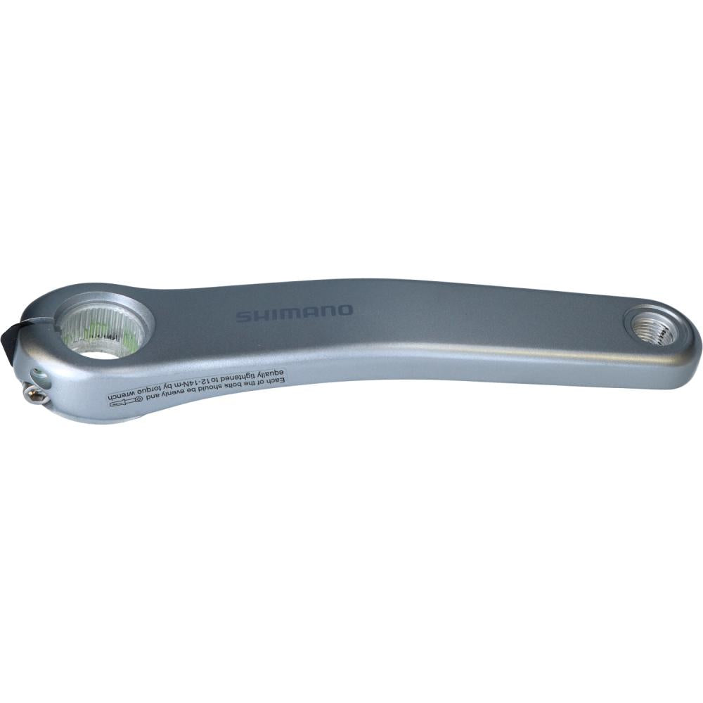 SHIMANO Kurbelarm SHIMANO E-BIKE SYSTEMS FC-EN500 Kurbelarm - 500, 170mm, silber