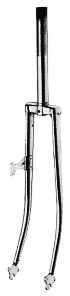 Sportradgabel 26" chrom 1" 230mm/70mm