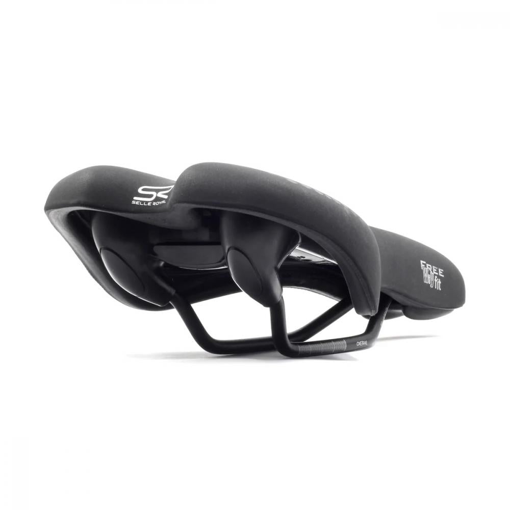 Selle Royal Freeway Fit Classic Unisex Fahrradsattel schwarz, komfortabel mit Slow Fit Foam für sportliche Fahrer.