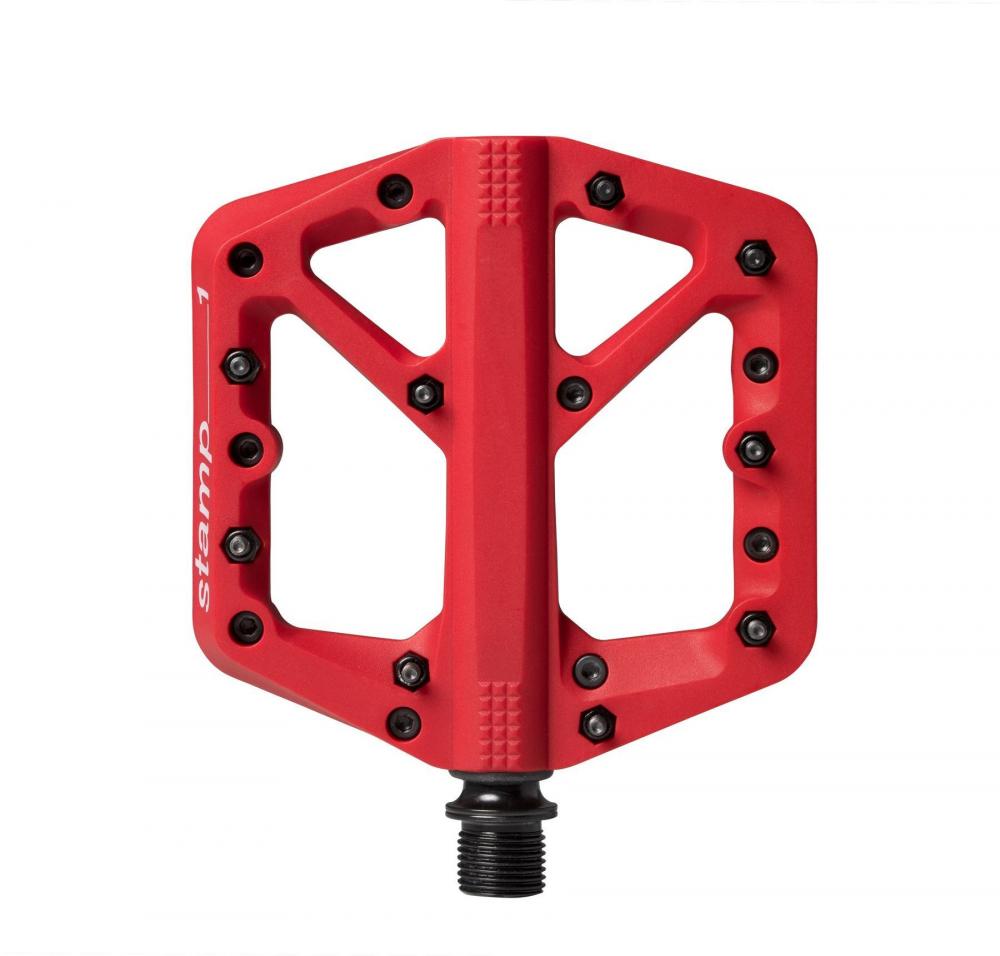 Crankbrothers Stamp 1 Small Plattform-Pedal rot