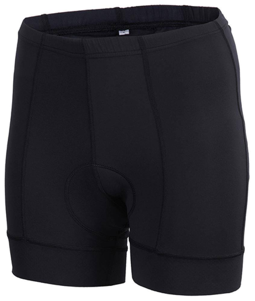 CHIBA Hose Damen - Radhose L, schwarz, atmungsaktiv mit Sitzpolster