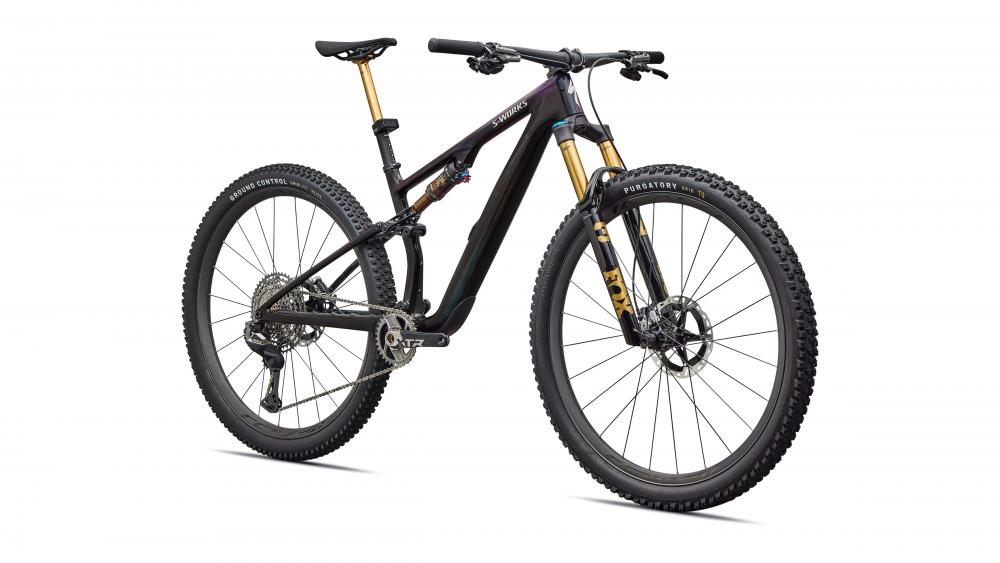 Specialized EPIC 8 SW EVO DI2 Mountain Bike - Carbon/Purple/Liquid Metal Größe M - Mountainbike