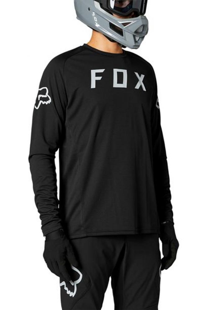 Fox Defend langärmliges Jersey black Größe XL