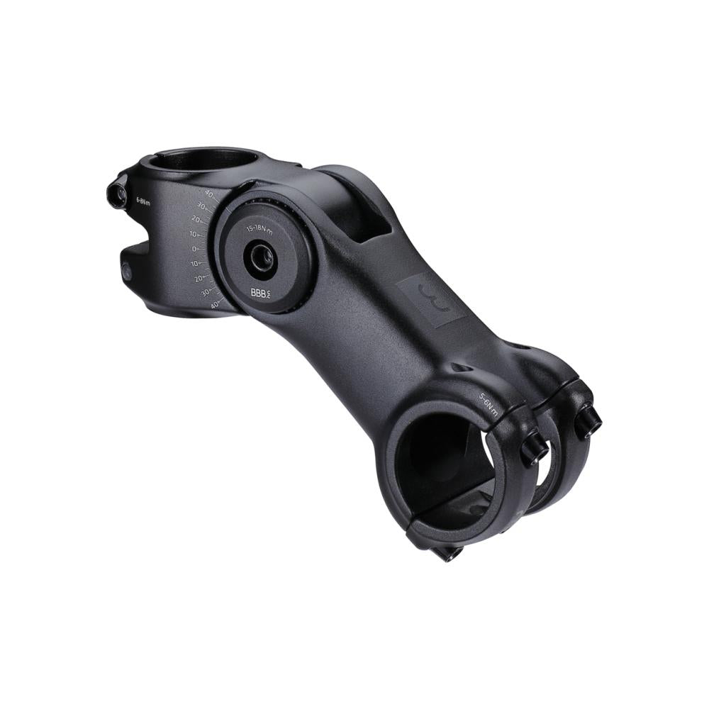 BBB Cycling Vorbau einstellbar HighSix 31.8 130mm schwarz - komfortable Lenkeranpassung