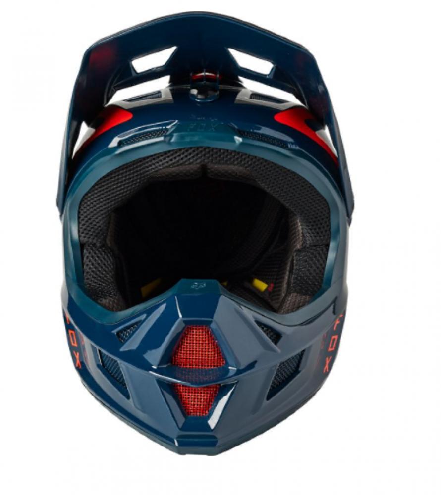 FOX Helm RAMPAGE COMP REPEAT CE CPSC Full Face Schutz Helm dark indigo XS