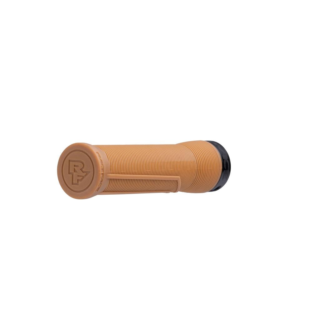 Race Face Chester Lock-On Griff 136/31mm gum/black braun, schwarz - sicherer Komfortgriff