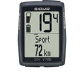 Sigma EOX VIEW 700 E-Bike-Computer schwarz, 2-Zoll Display, zeigt 72 km im Sportmodus mit Akku- und Flaschensymbolen.