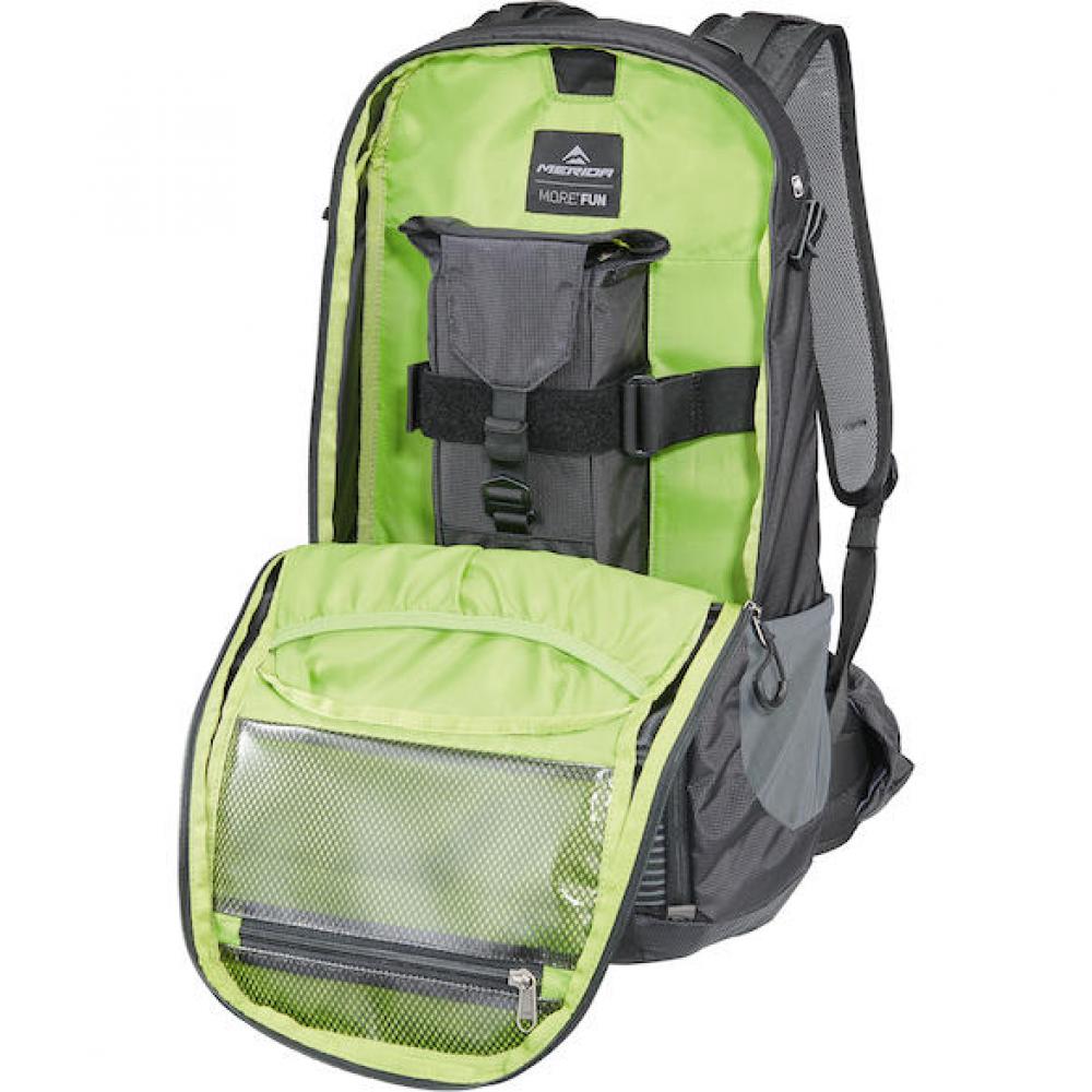 Merida Rucksack Trail RE 25 l Schwarz - E-MTB-Rucksack mit Batterie-Fach