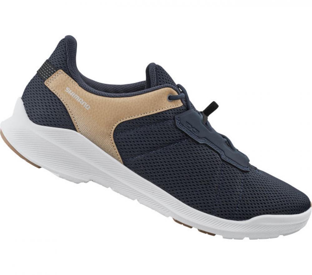 SHIMANO Fahrradschuhe EX300 Herren/Damen Touring SPD Größe 45, Blau