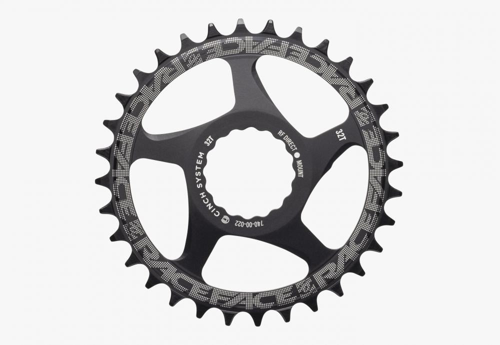 Race Face Cinch Direct Mount Kettenblatt 36 Z., 52 mm, schwarz - effizienter Antrieb