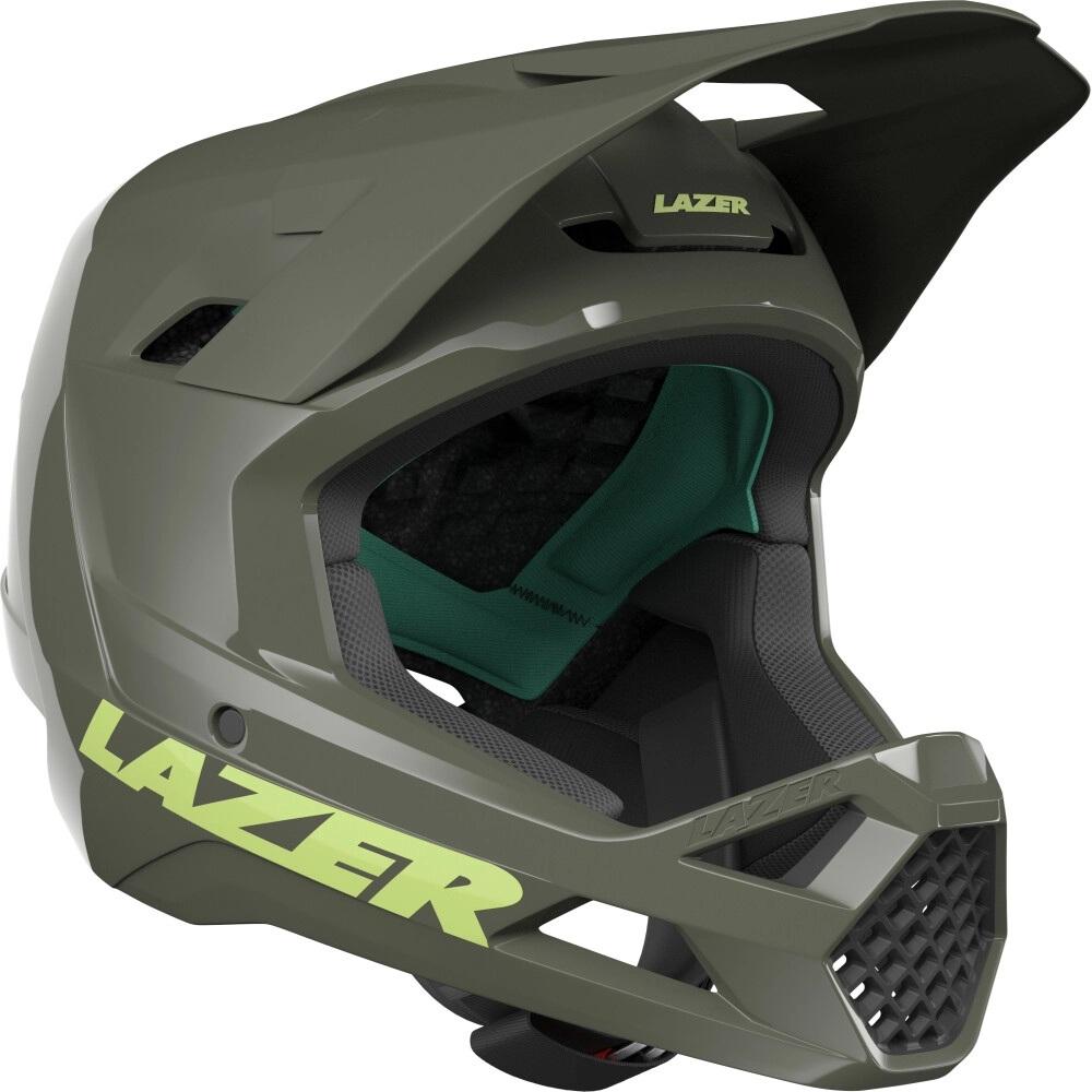 LAZER Chase KinetiCore Matt XS - Vollvisier-Downhillhelm mit maximalem Schutz