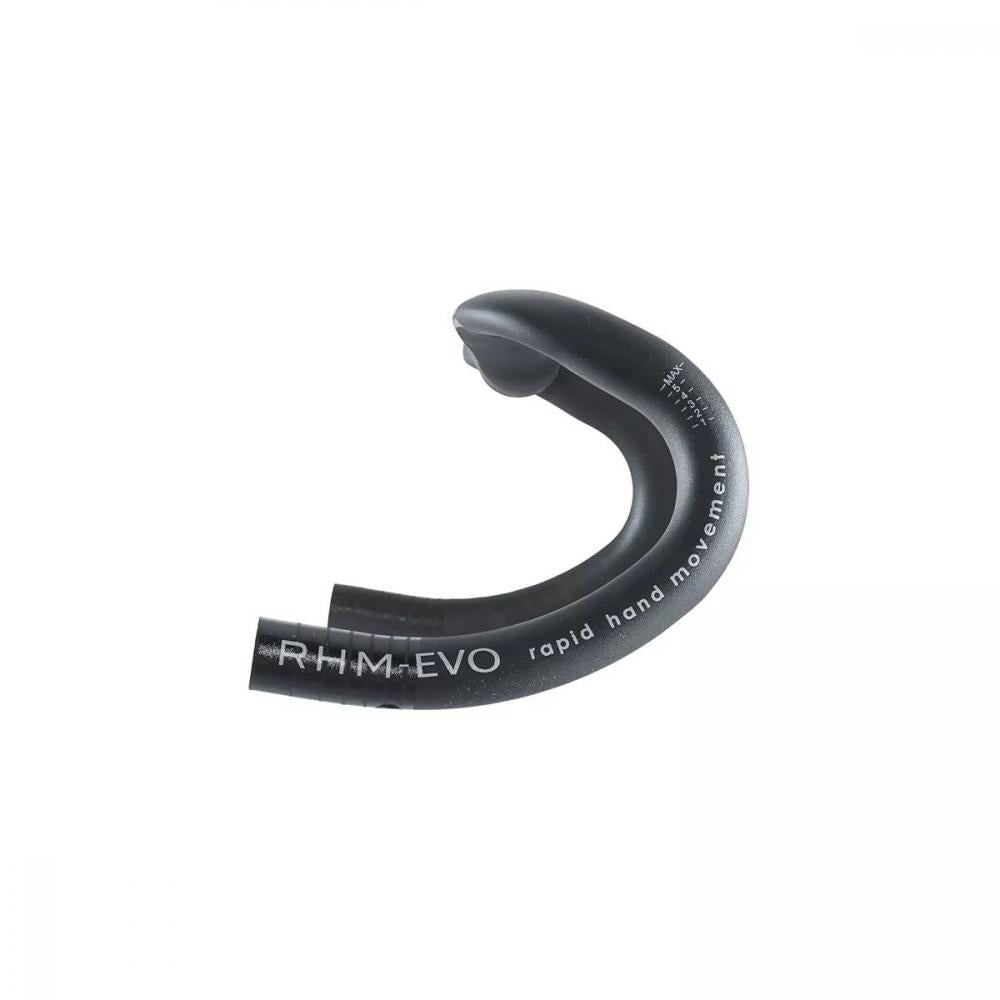 Deda Elementi Lenker Superzero Gravel DCR Alu 46 Zentimeter polish on black - Gravellenker aus 7050 Aluminium, 16 Grad Flare, DCR Kabelführung, RHM-EVO Form, Reach 75 Millimeter, Drop 120 Millimeter