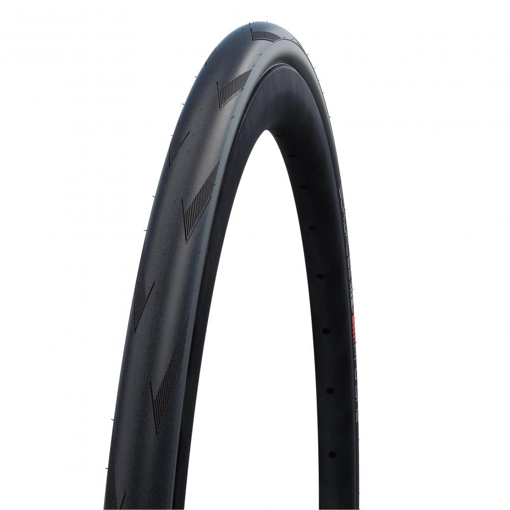 Schwalbe PRO ONE Faltreifen 700x25C ADDIX Race Super Race TLE V-Guard, schwarzer Fahrradreifen.