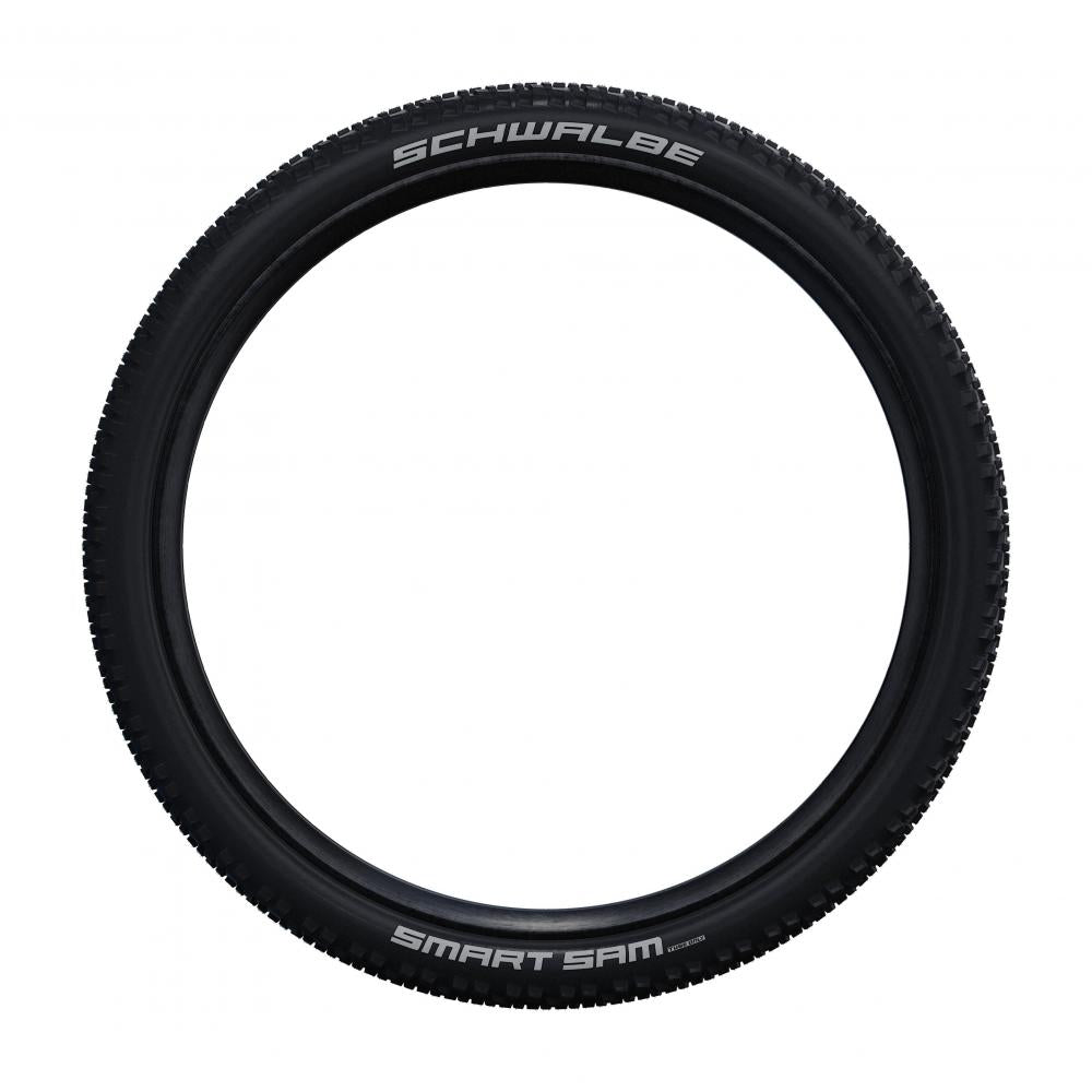 Schwalbe Smart Sam Active Line Drahtreifen 40-305 Schwarz, vielseitiger MTB-Allroundreifen in der Seitenansicht.