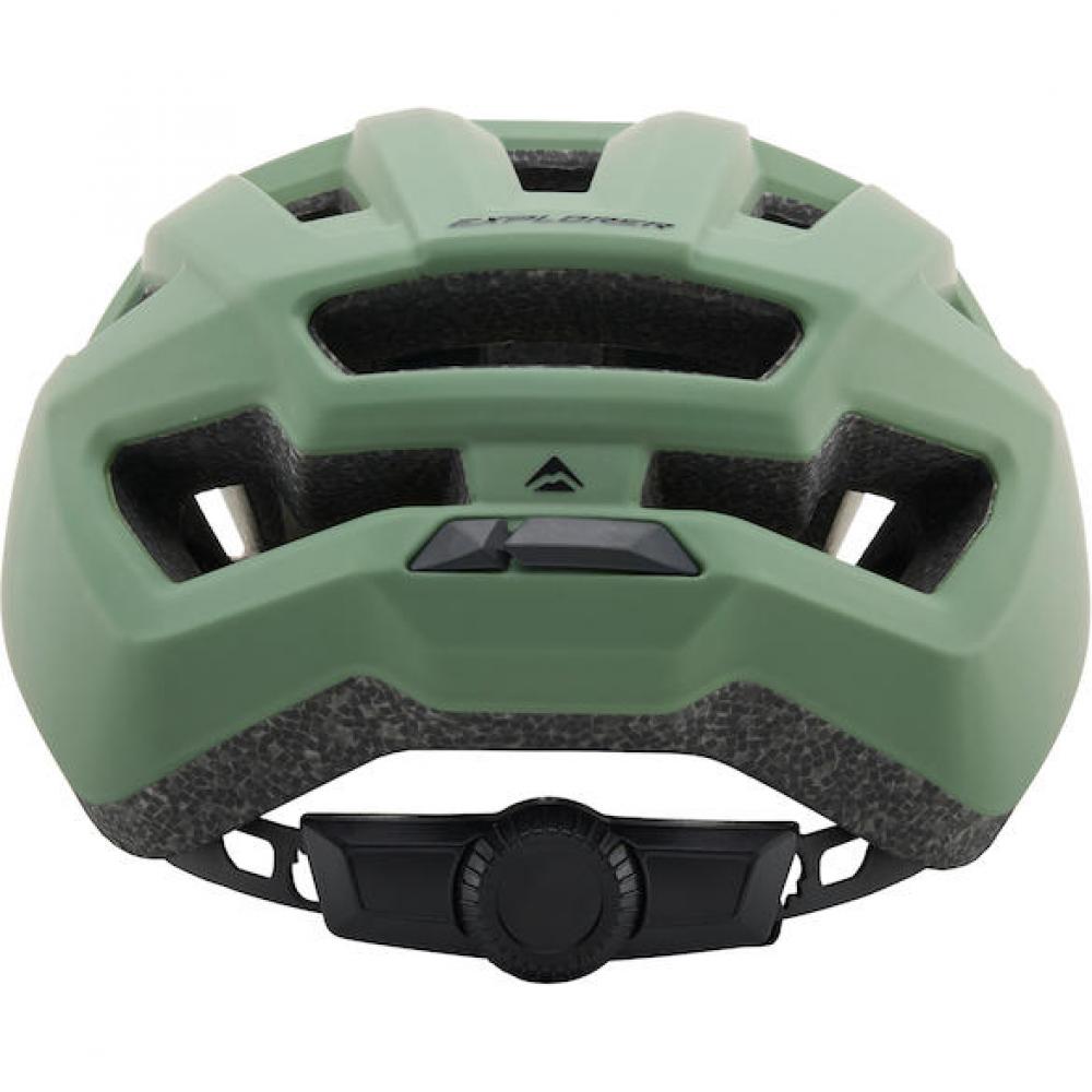 Merida Helm Explorer dunkelgrün 54-58 cm Dunkelgrün - leichter Gravel-Helm mit Top-Belüftung