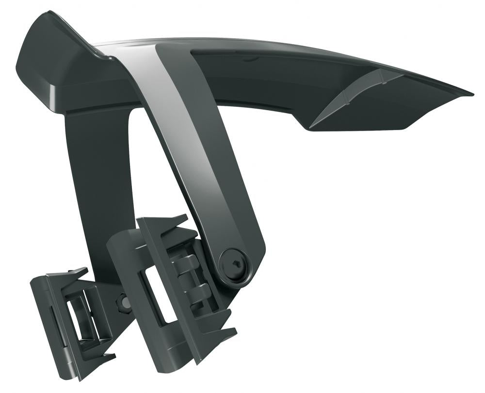 SKS Speedrocker Schutzblechset 28\" für Gravelbikes und Rennräder, Reifenbreite 23-42 mm, schwarz, Doppelspoiler vorne, ausziehbare Verlängerung hinten
