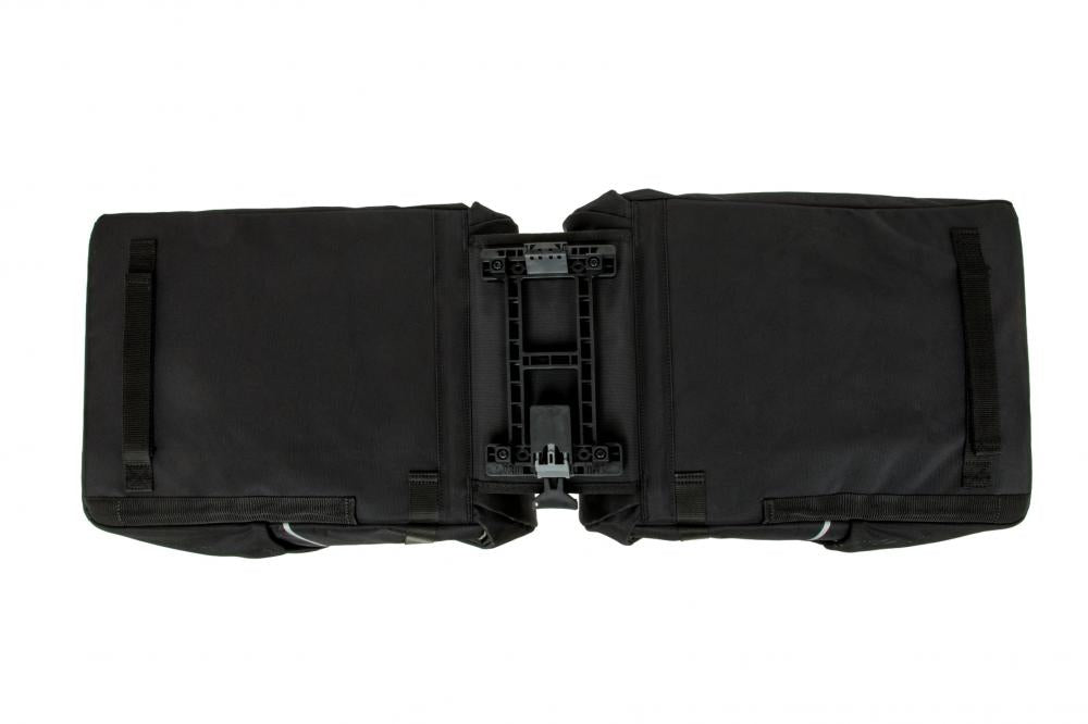 New Looxs Doppelpacktasche Vigo Double MIK 2.0 2 x 17,5L Black - geräumige Fahrradtasche