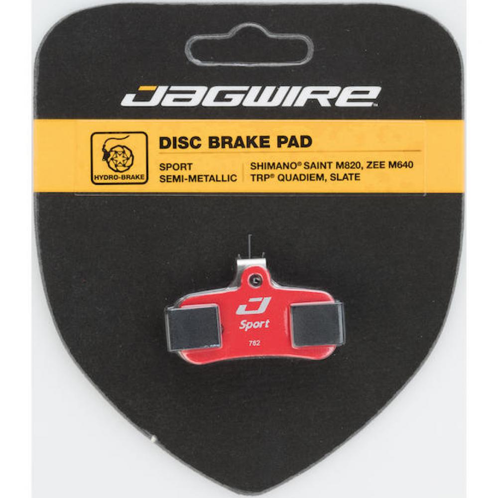 Jagwire Bremsbeläge Disc Sport Semi-Metallic für Shimano/Tektro Rot - Zuverlässige Bremsleistung