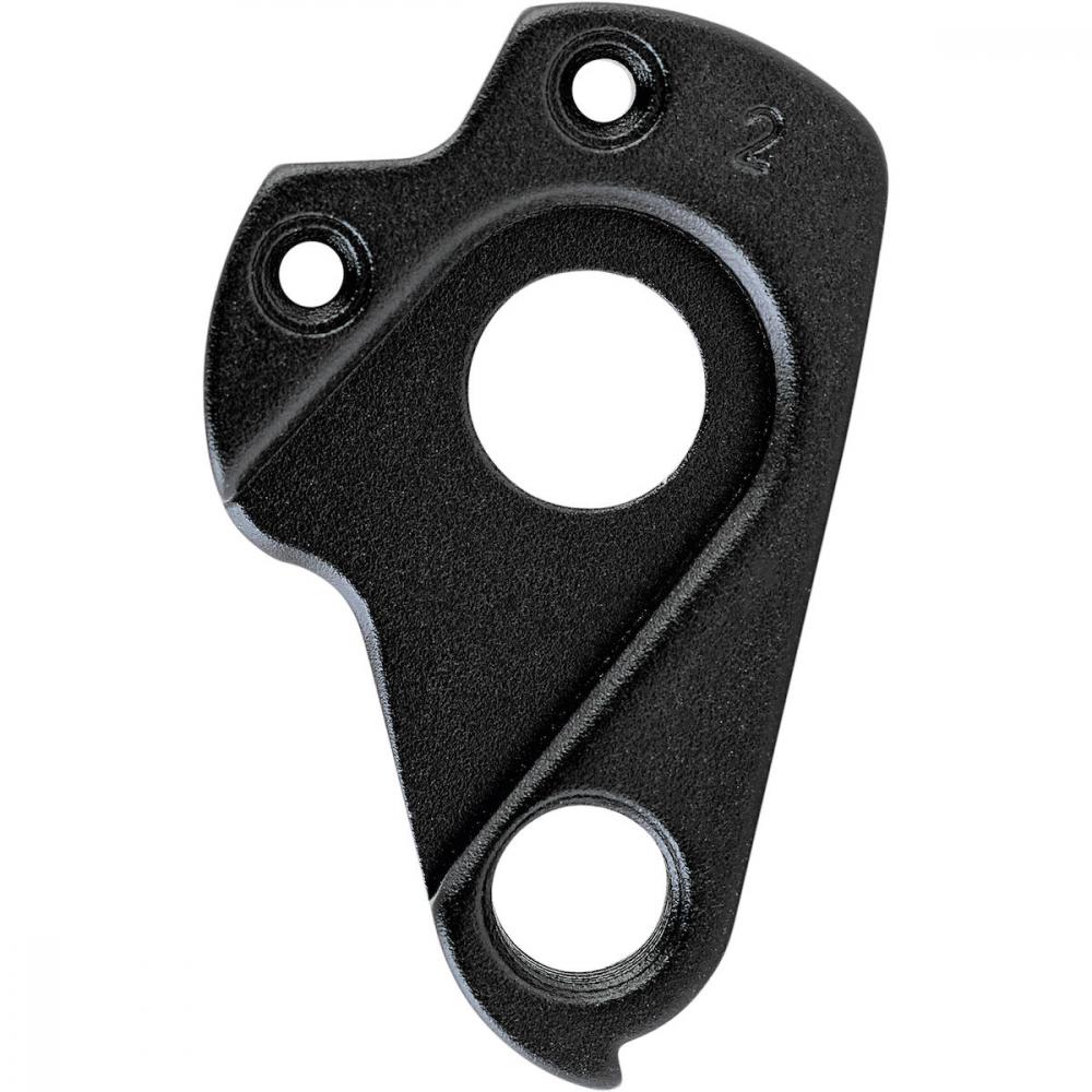 Schwarzes MCG Parts Schaltauge DH-046 Ersatzteil für CENTURION & MERIDA Fahrräder.