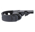 Trelock Variohalter ZL 720 15-45mm, schwarze, verstellbare Fahrradhalterung für Rahmen oder Sattelstütze.