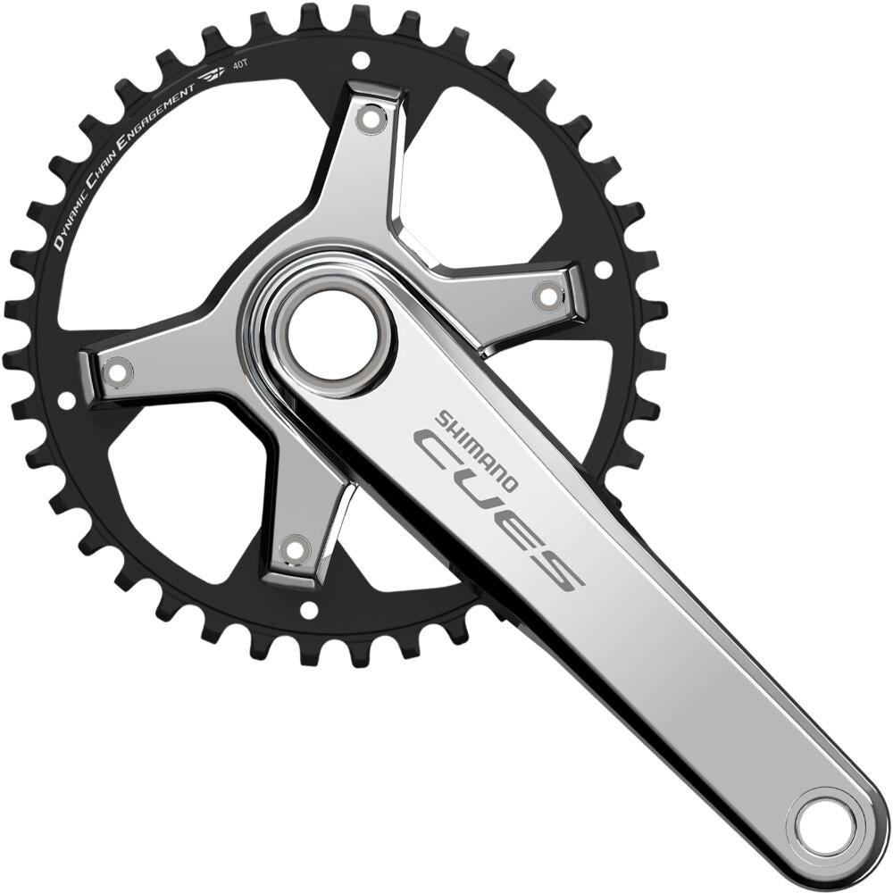 SHIMANO Kurbelgarnitur CUES FC-U6030-1 general - 6030-1, 172,5mm, silber