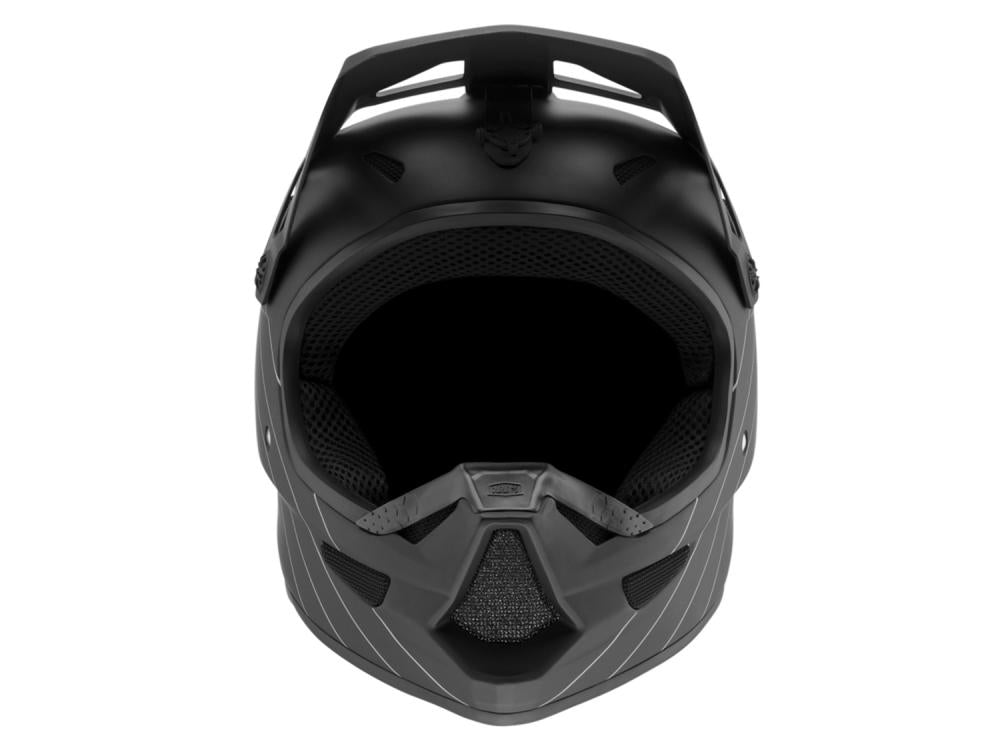 100% Status helmet XS black - leichter Fullface-Helm mit maximalem Schutz