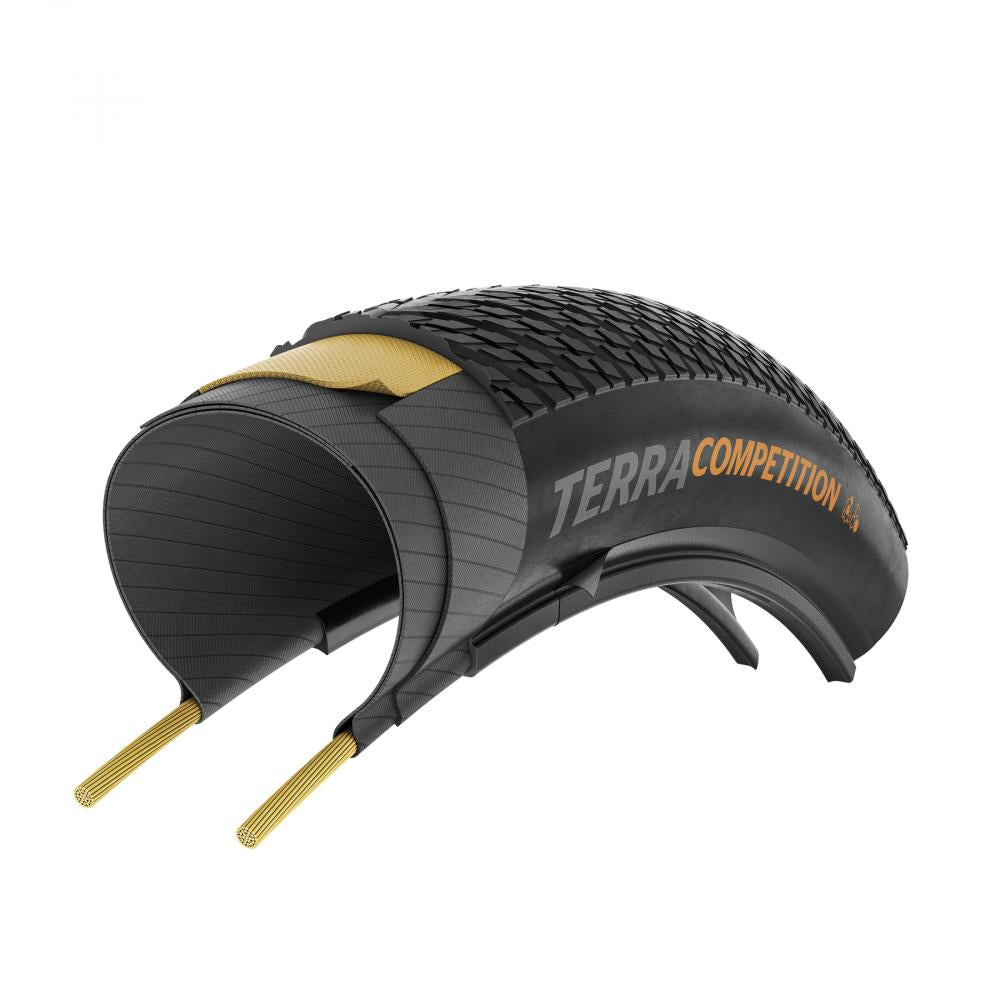 Continental Terra Competition Faltreifen 700x35C - Gravel-Reifen für schnelle Einsätze